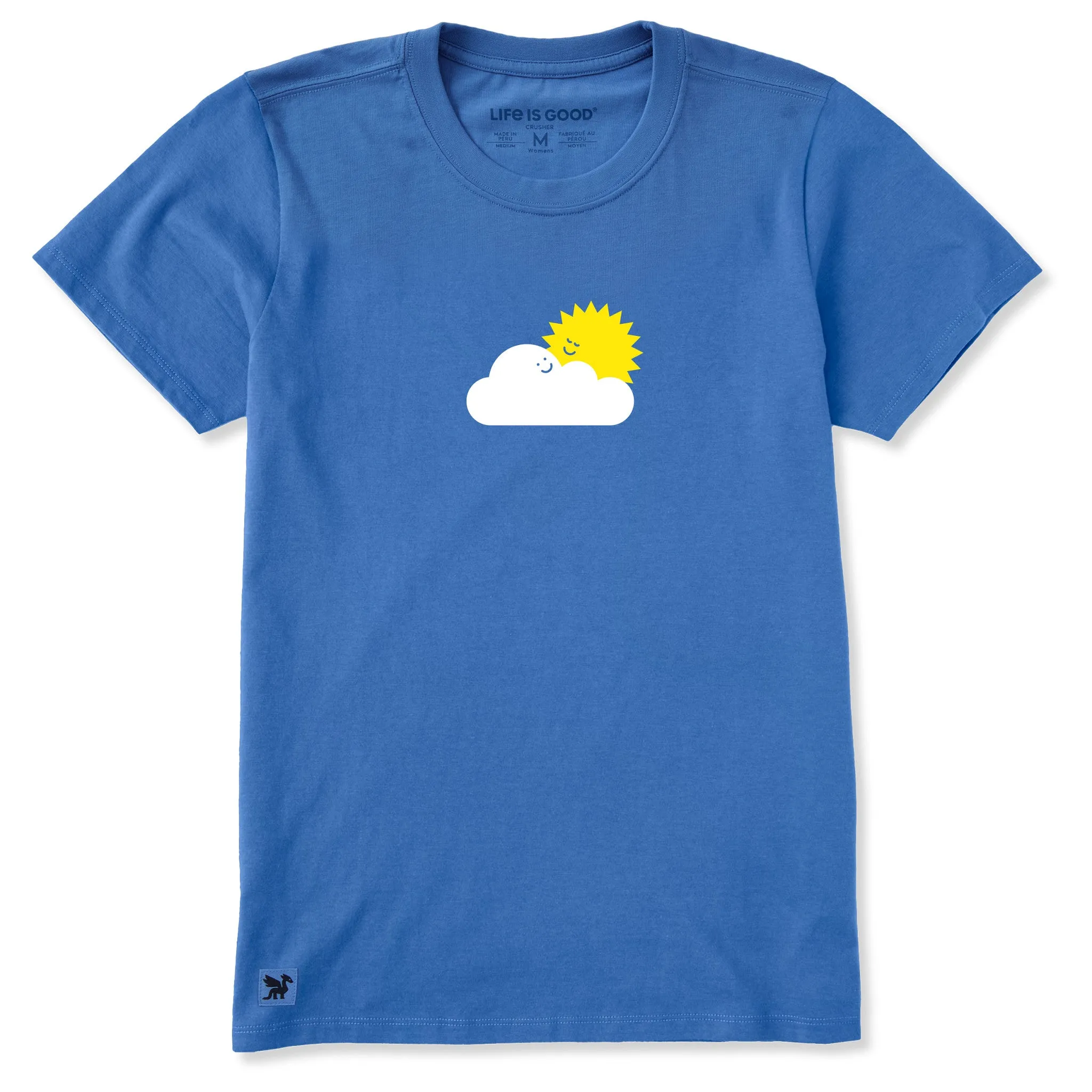 Women's Sky Friends Short Sleeve Crusher Tee sold by Life is Good