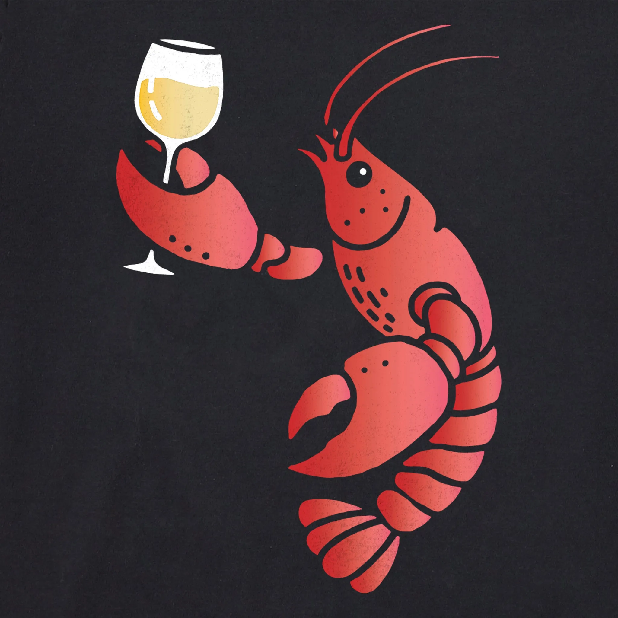 Women's Wine Lobster Crusher-LITE Shrunken Tee sold by Life is Good product image thumbnail 2