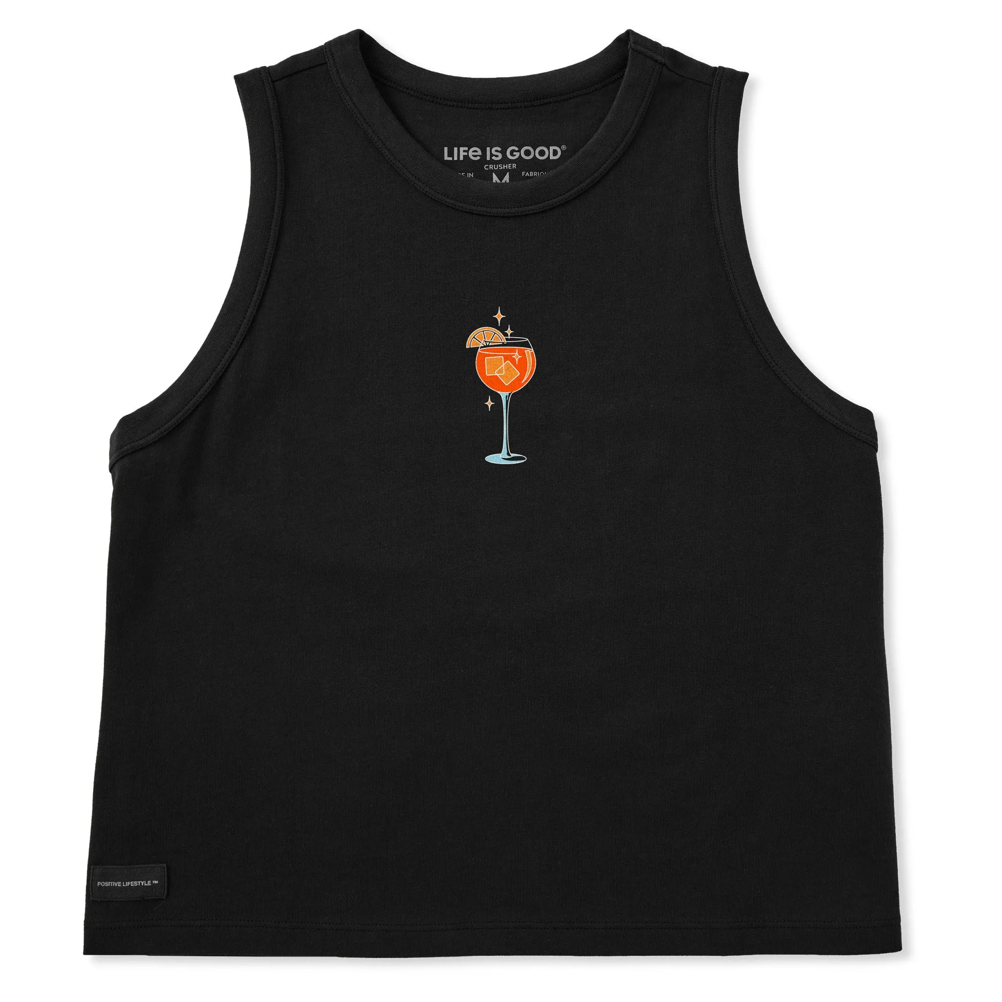 Women's Lil Aperol Spritz Crusher Boxy Tank sold by Life is Good
