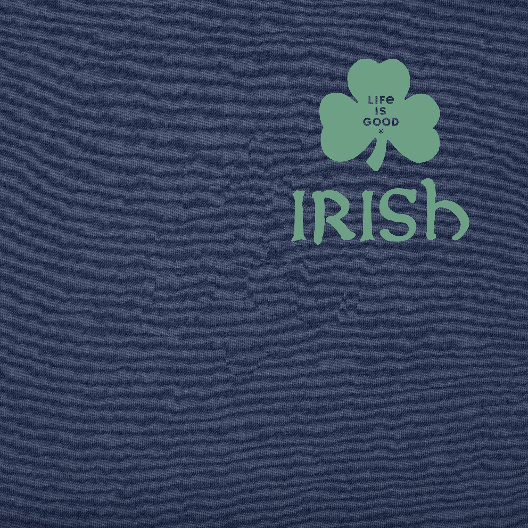 Women's Irish Clover Stack Long Sleeve Crusher Tee sold by Life is Good product image thumbnail 2