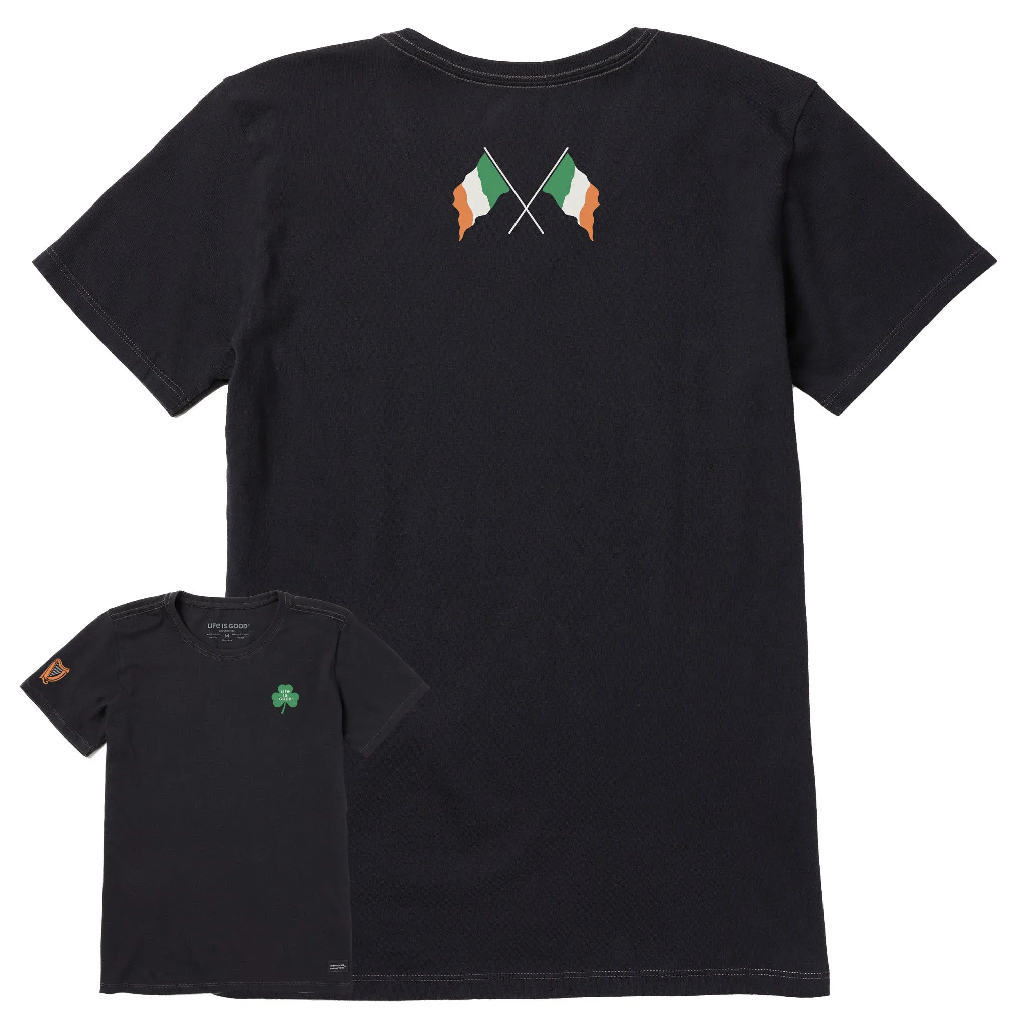 Women's Irish Icons Life is Good Short Sleeve Crusher Tee sold by Life is Good