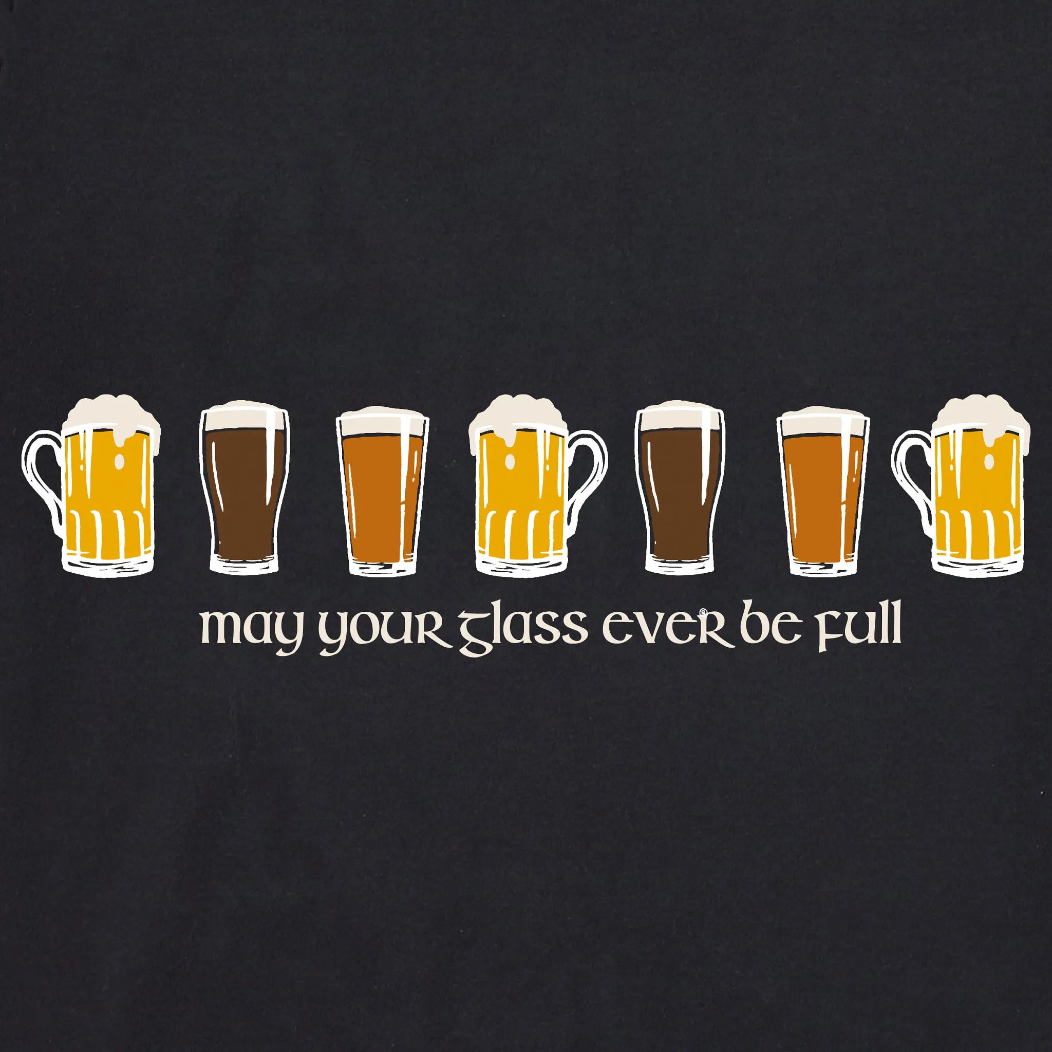 Women's May Your Glass Ever Be Full Short Sleeve Crusher Tee sold by Life is Good product image thumbnail 2