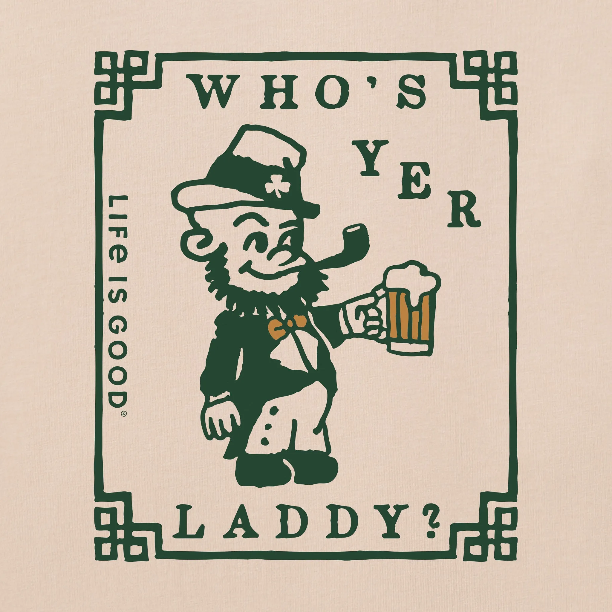 Women's Who's Yer Laddy Short Sleeve Crusher Tee sold by Life is Good product image thumbnail 2