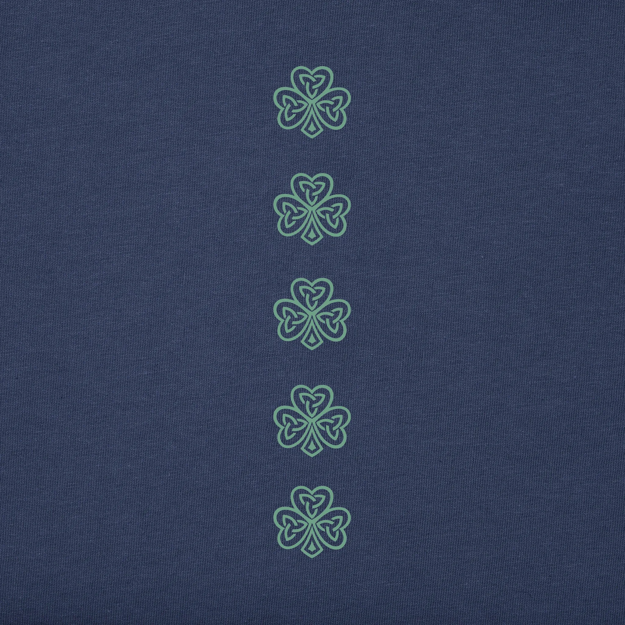 Men's Irish Clover Stack Long Sleeve Crusher Tee sold by Life is Good product image thumbnail 3