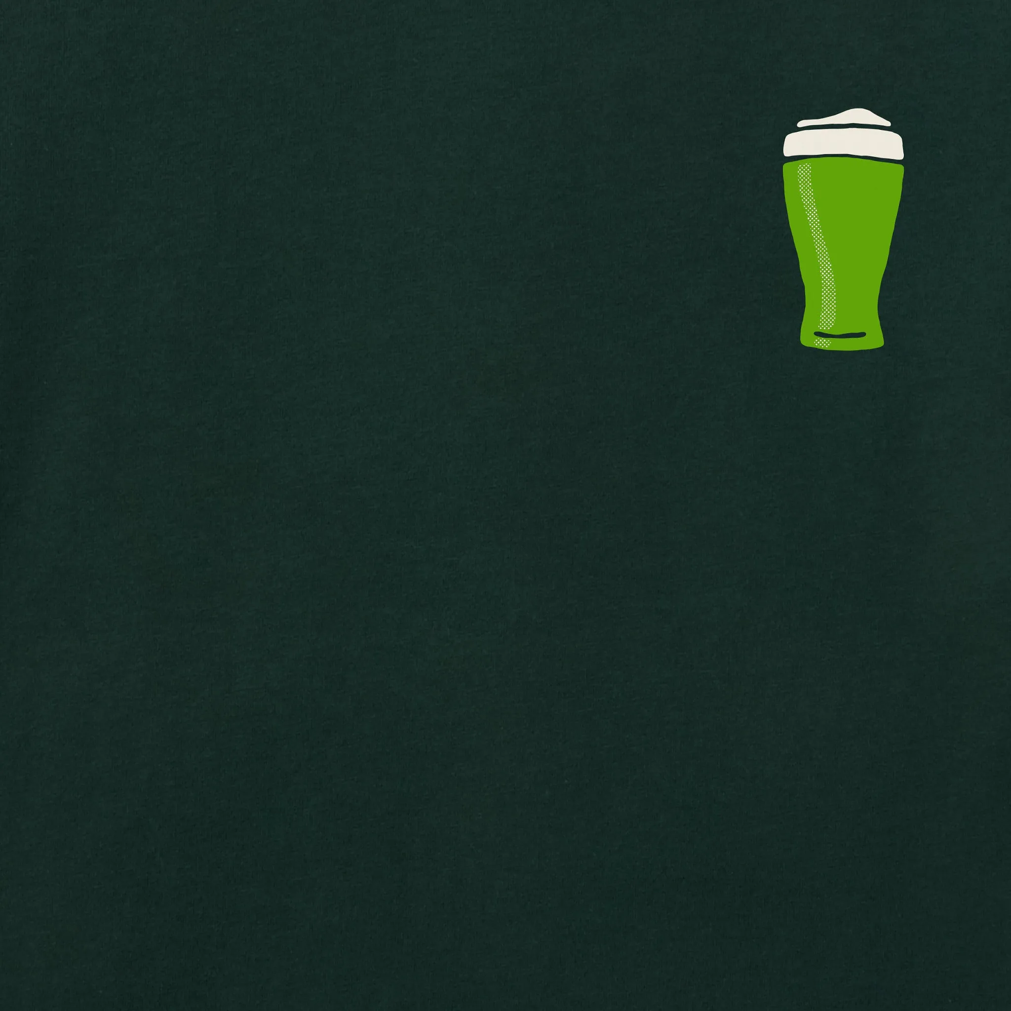 Women's Green Beer Long Sleeve Crusher Tee sold by Life is Good product image thumbnail 2