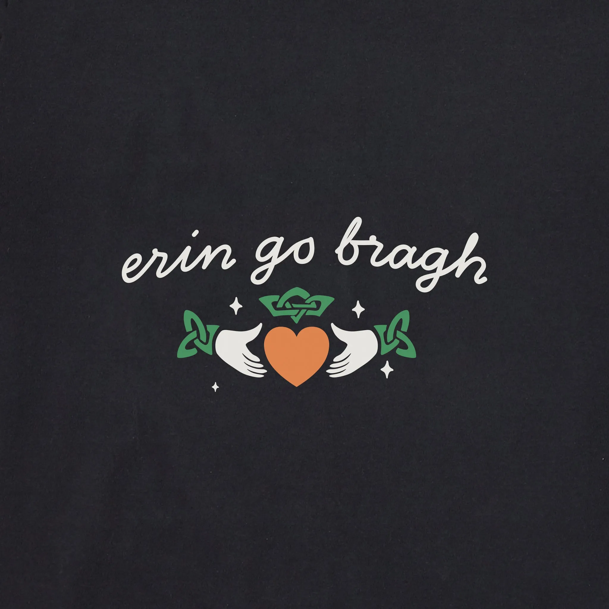 Women's Erin Go Bragh Claddagh Long Sleeve Crusher Tee sold by Life is Good product image thumbnail 3