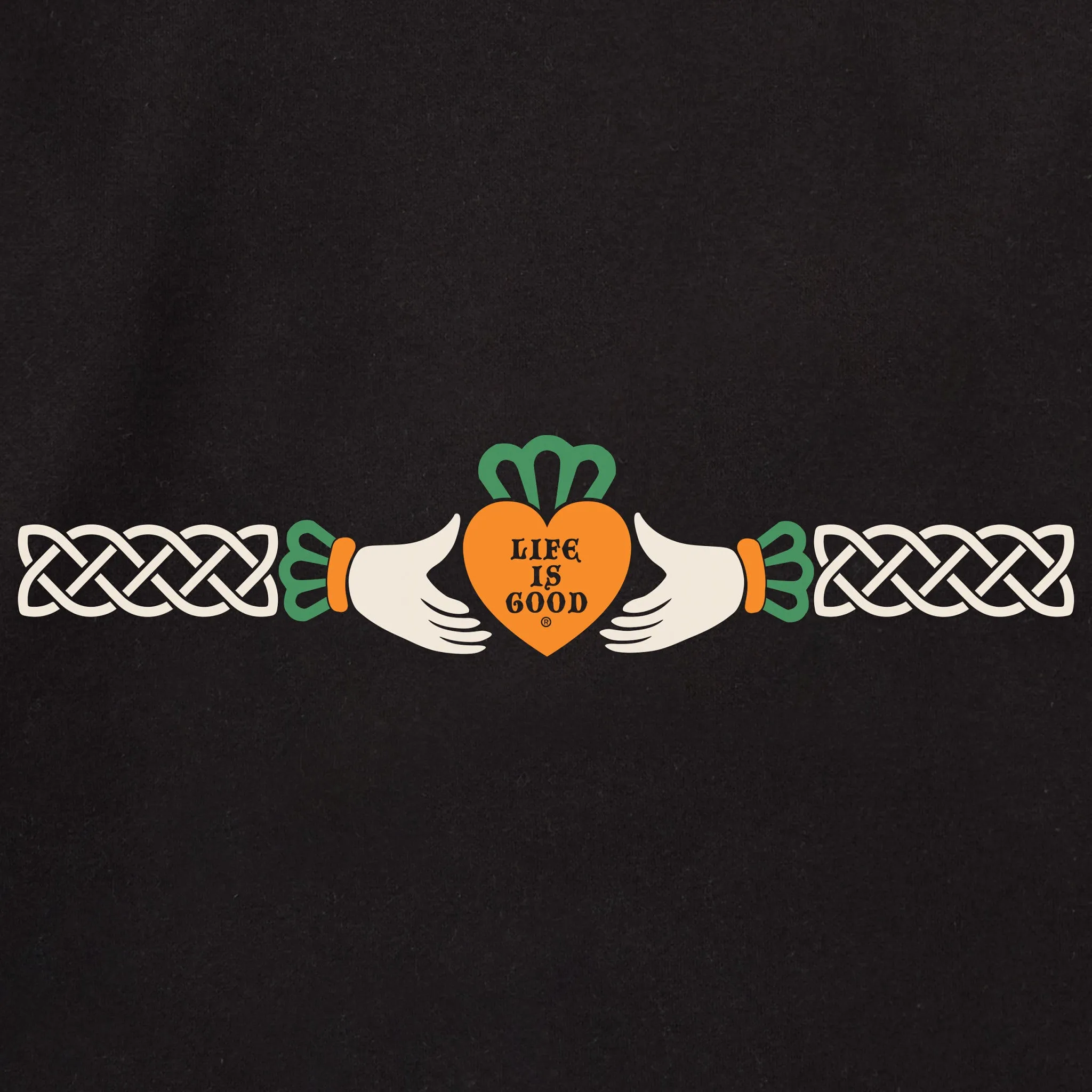 Adult Unisex Life is Good Claddagh Every Wear Crew Sweatshirt sold by Life is Good product image thumbnail 2