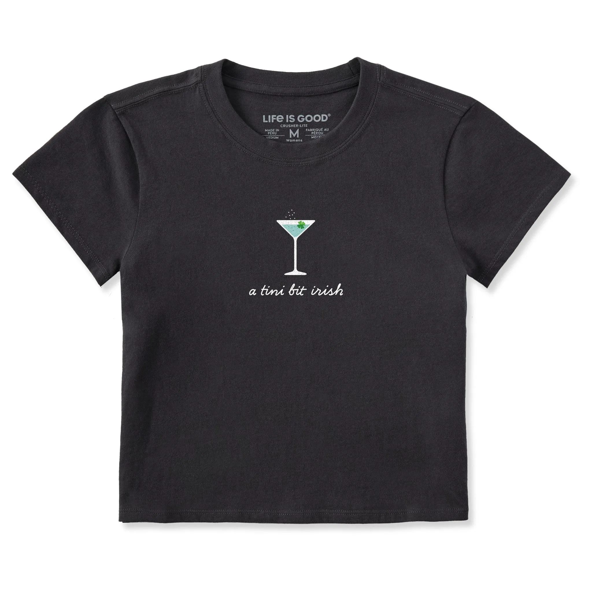 Women's A Tini Bit Irish Crusher-LITE Shrunken Tee sold by Life is Good