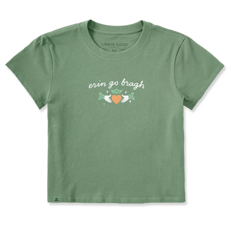Women's Erin Go Bragh Claddagh Crusher-LITE Shrunken Tee sold by Life is Good