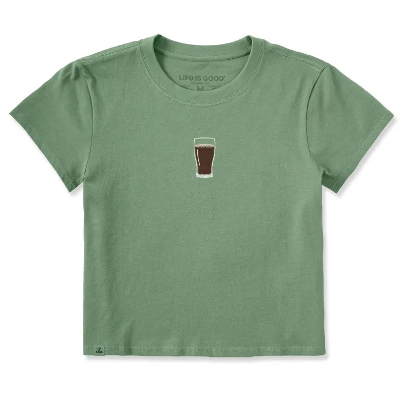 Women's Split the G Pint Crusher-LITE Shrunken Tee sold by Life is Good