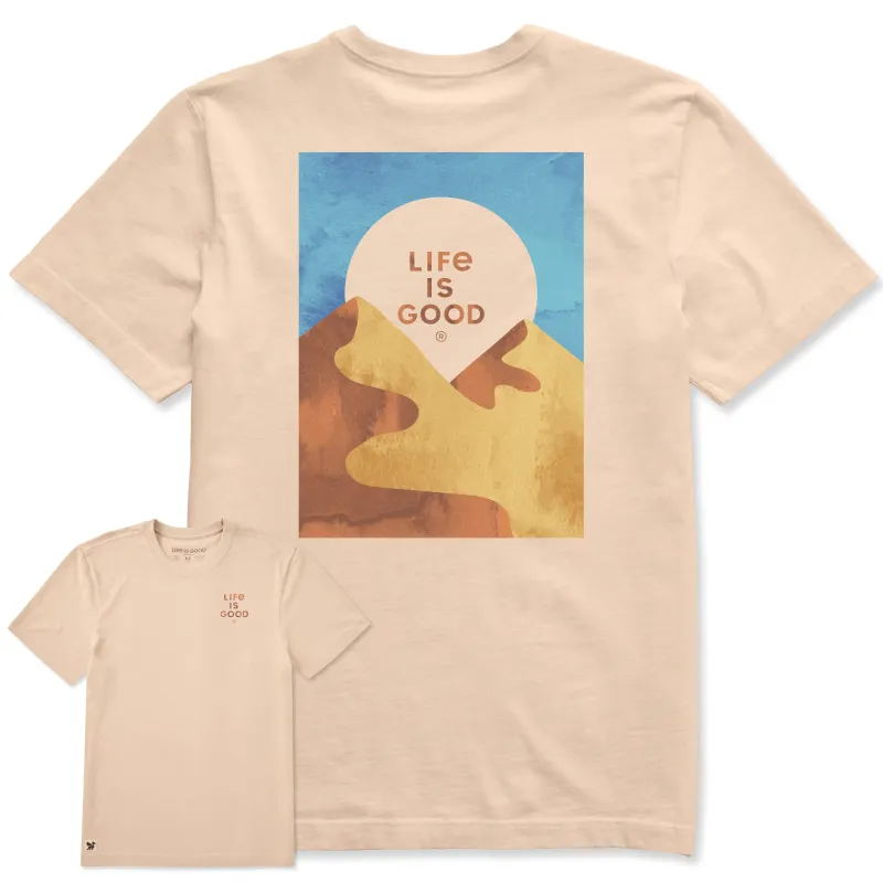 Men's Tie Dye Dunes Short Sleeve Crusher Tee made by Life is Good