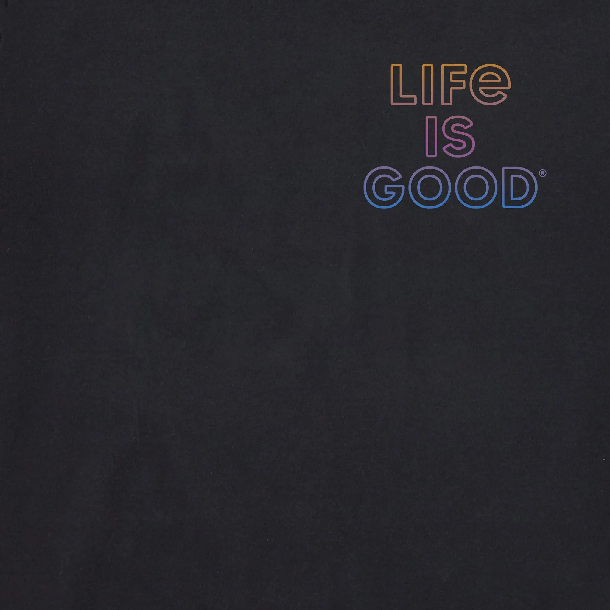 Men's Wavy Gradient Sun Short Sleeve Crusher Tee sold by Life is Good product image thumbnail 3