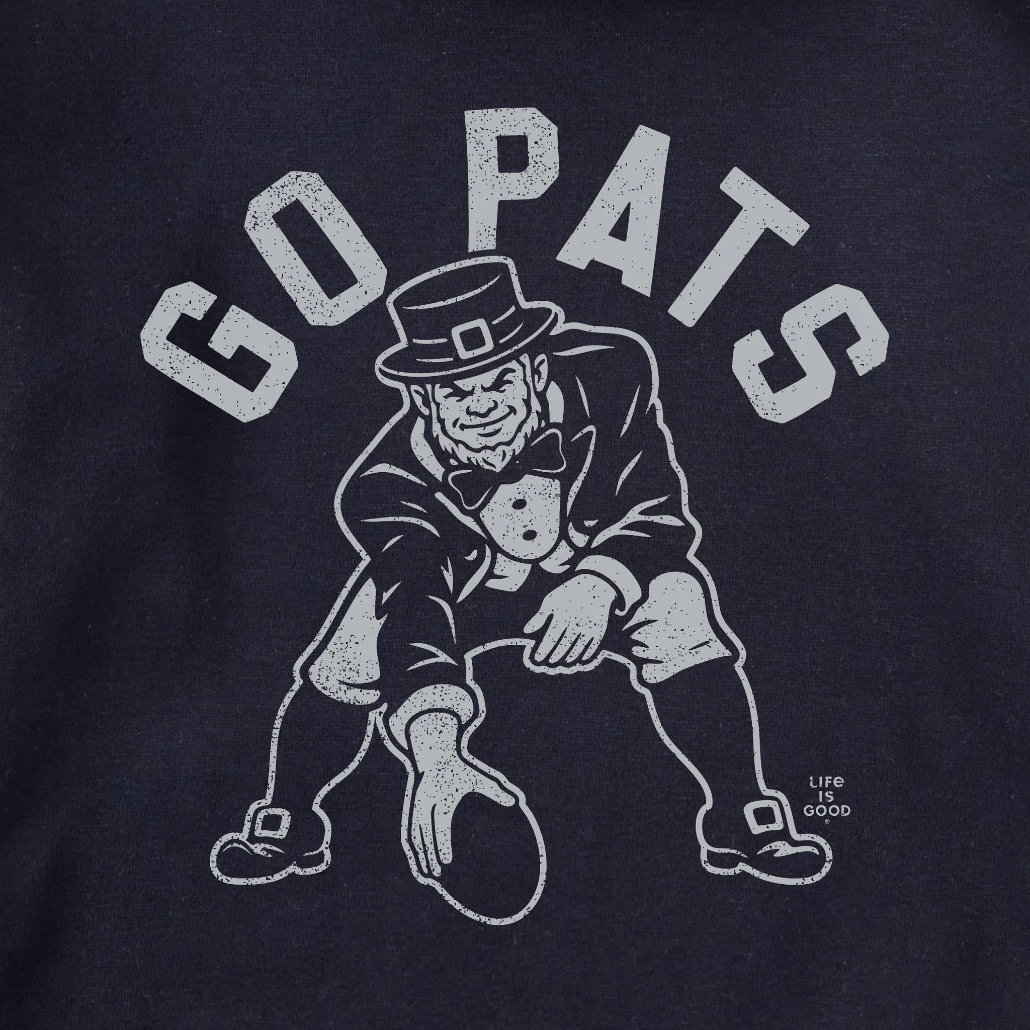 Adult Unisex Go Pats Leprechaun Every Wear Hoodie Sweatshirt sold by Life is Good product image thumbnail 2
