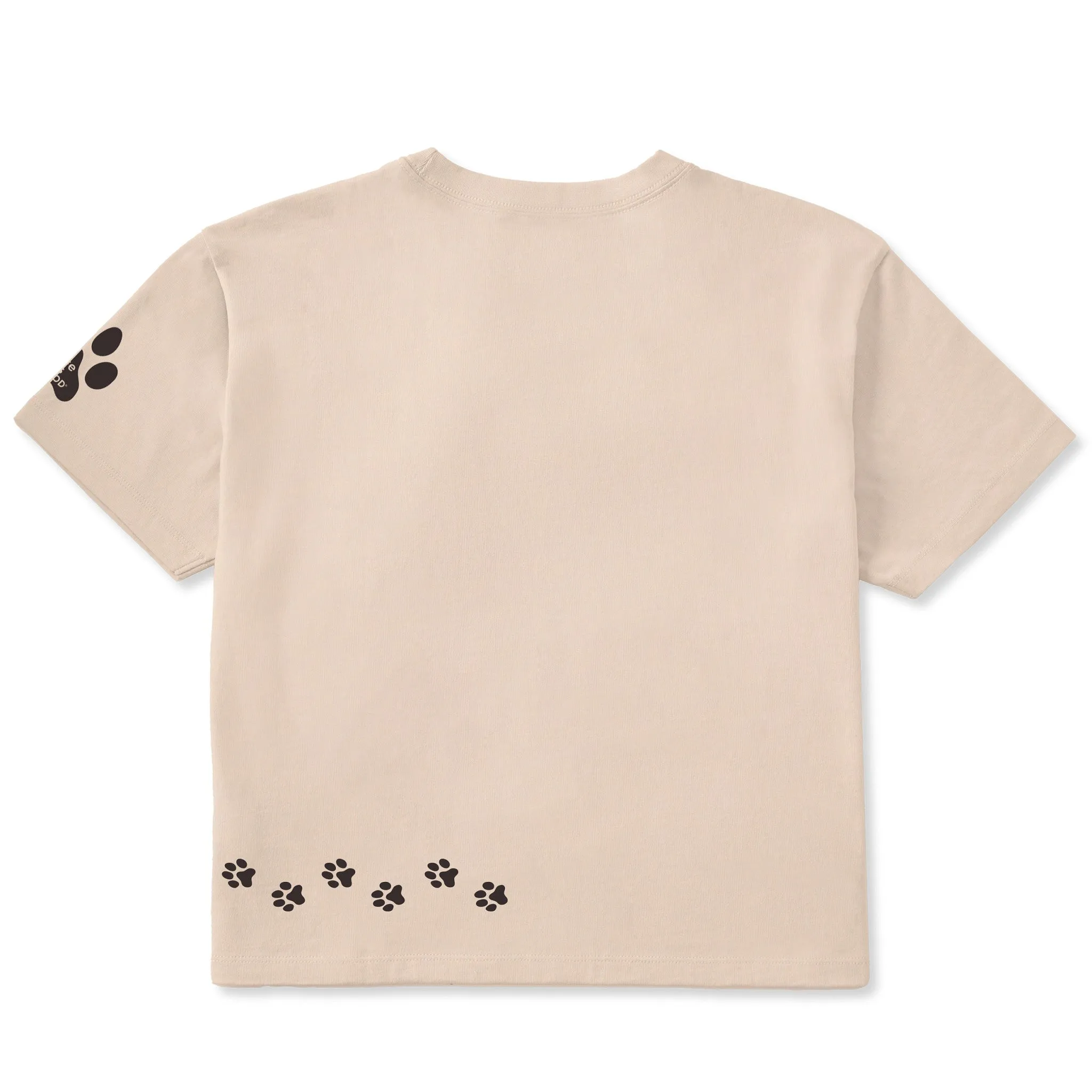 Women's Walking Paws Short Sleeve Crusher Boxy Tee sold by Life is Good product image thumbnail 2