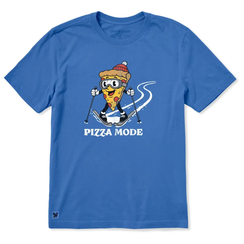 Men's Pizza Mode Short Sleeve Crusher Tee sold by Life is Good