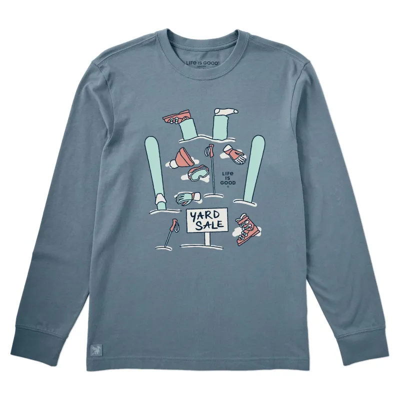 Men's Yard Sale Long Sleeve Crusher Tee sold by Life is Good