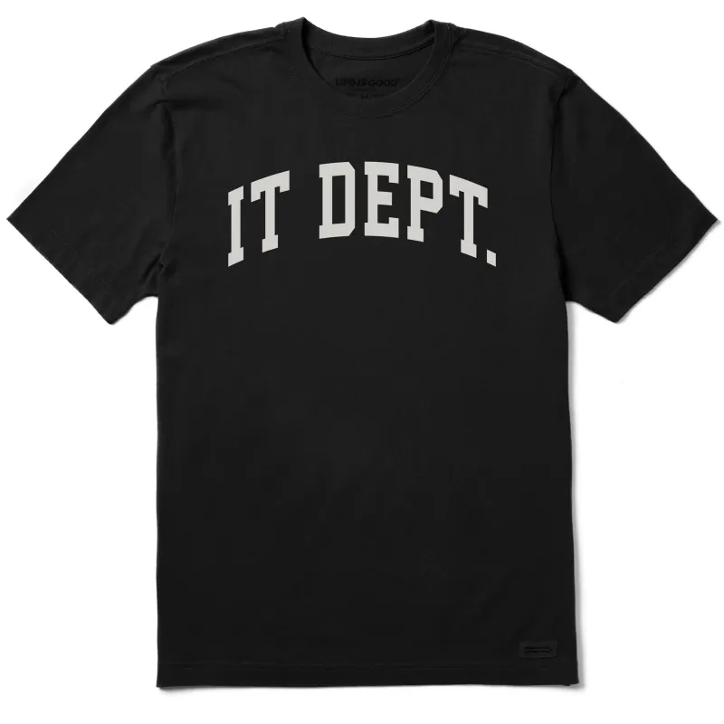 Men's IT Dept Arch Short Sleeve Crusher Tee sold by Life is Good