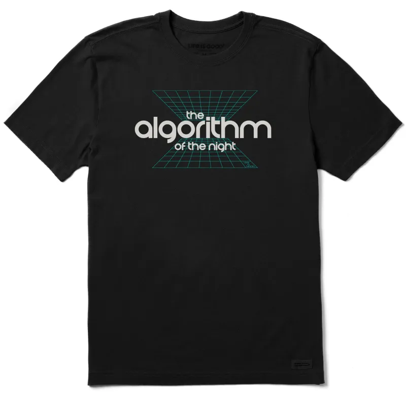 Men's The Algorithm of the Night Short Sleeve Crusher Tee sold by Life is Good