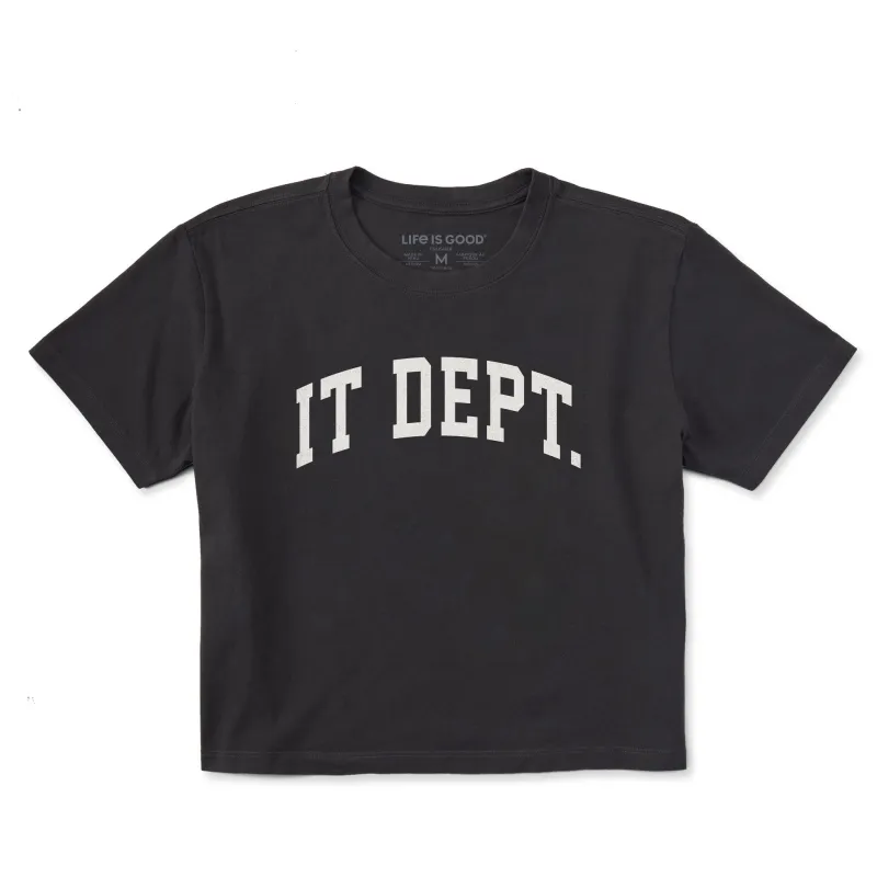 Women's IT Dept Arch Short Sleeve Crusher Boxy Tee made by Life is Good