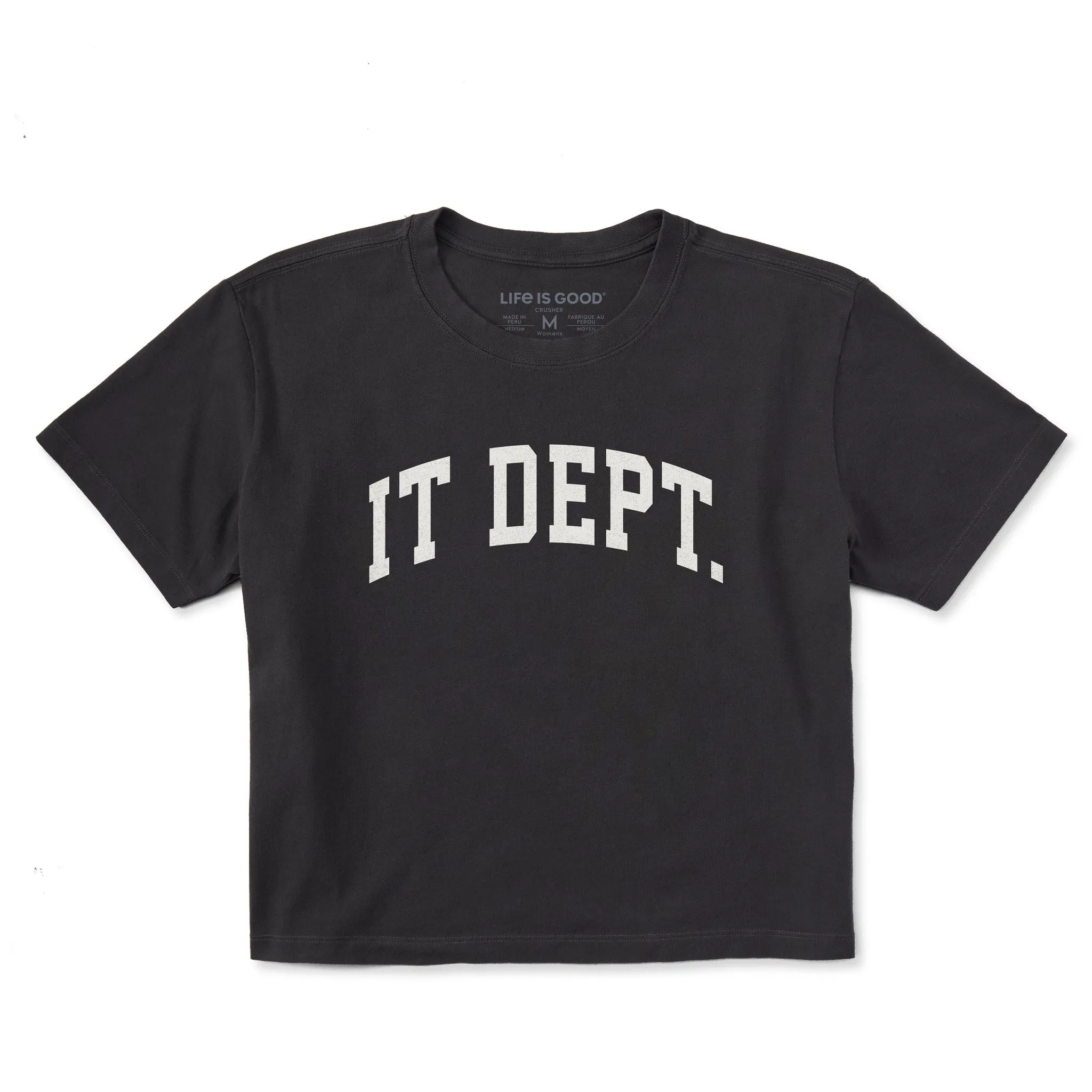 Women's IT Dept Arch Short Sleeve Crusher Boxy Tee sold by Life is Good
