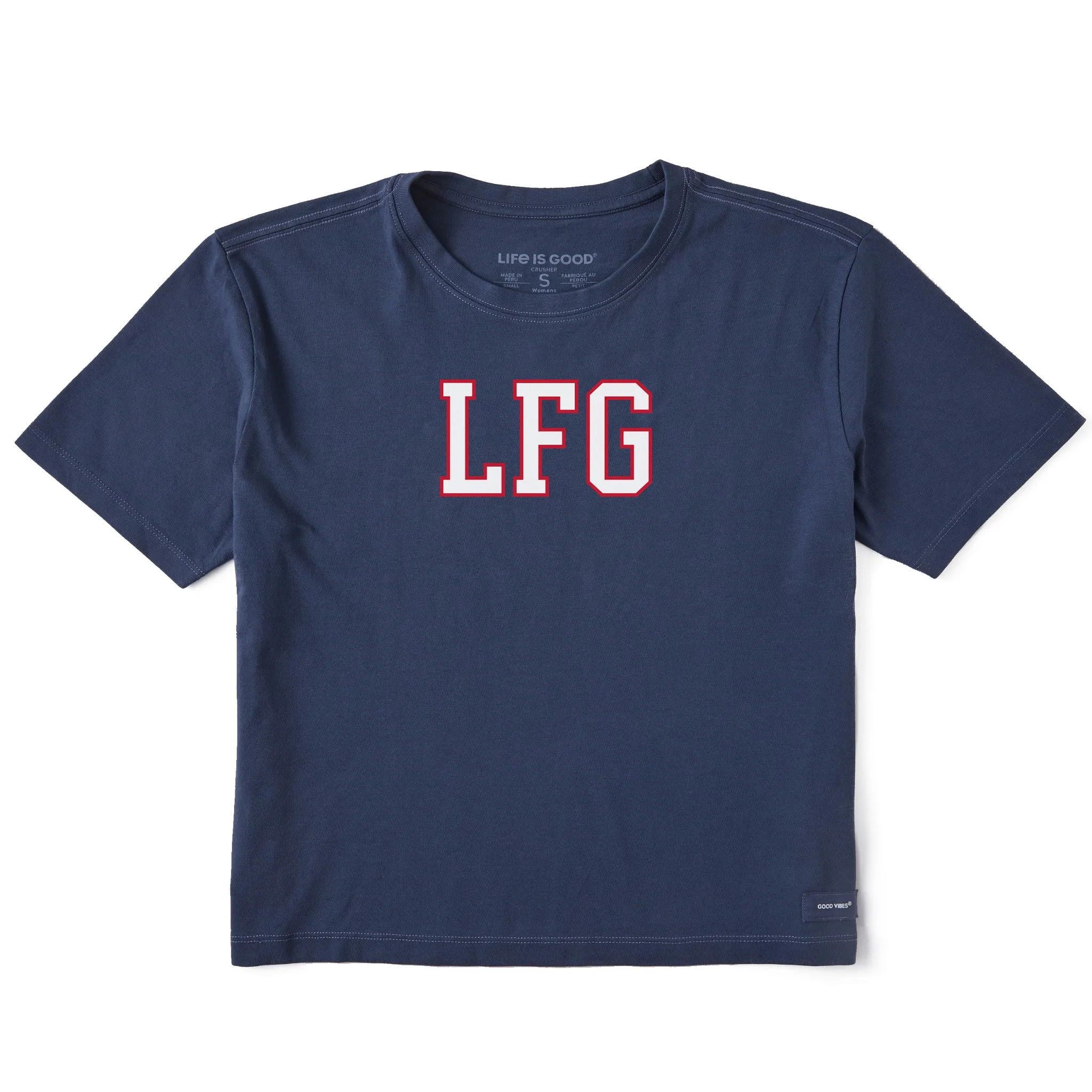 Women's LFG Short Sleeve Crusher Boxy Tee sold by Life is Good