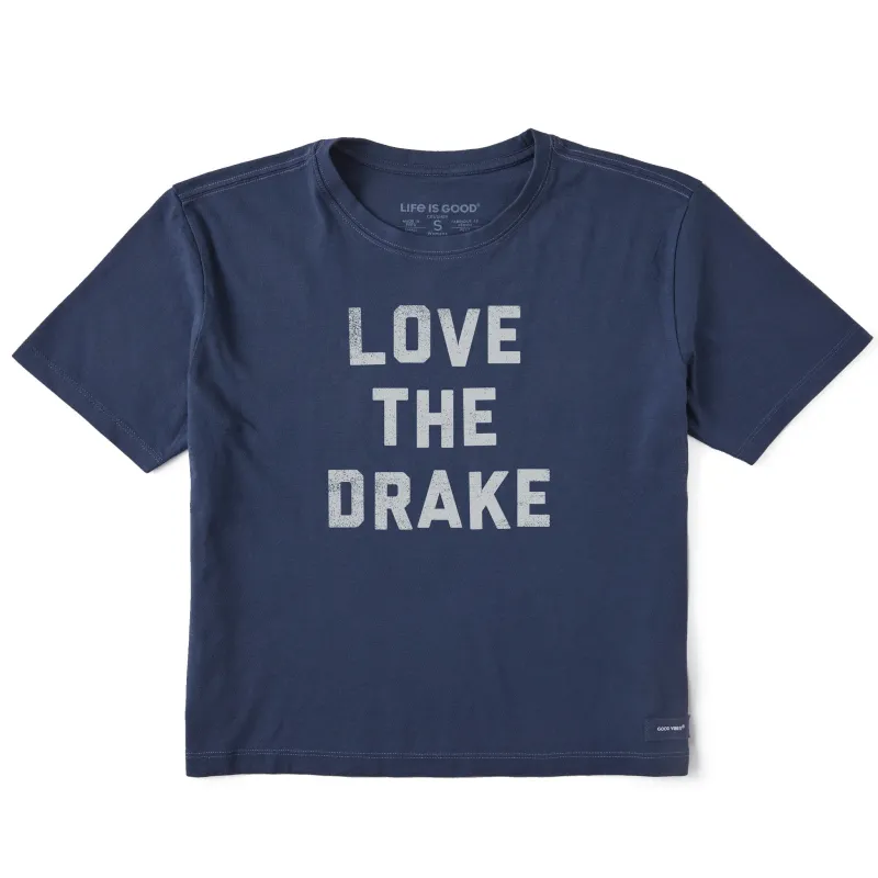Women's Love the Drake Short Sleeve Crusher Boxy Tee made by Life is Good