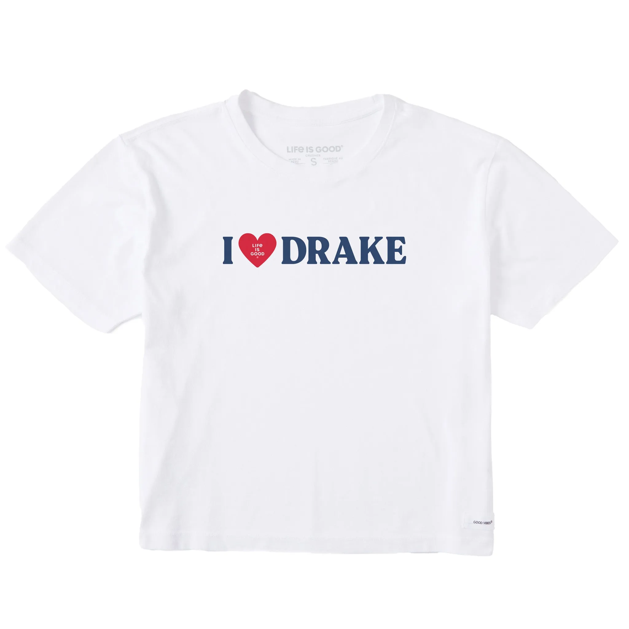 Women's I Love Drake Short Sleeve Crusher Boxy Tee sold by Life is Good