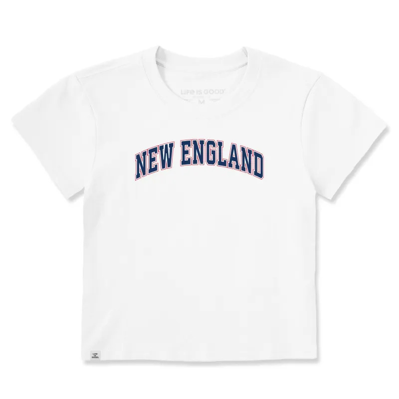 Women's New England Arch Crusher-LITE Shrunken Tee sold by Life is Good