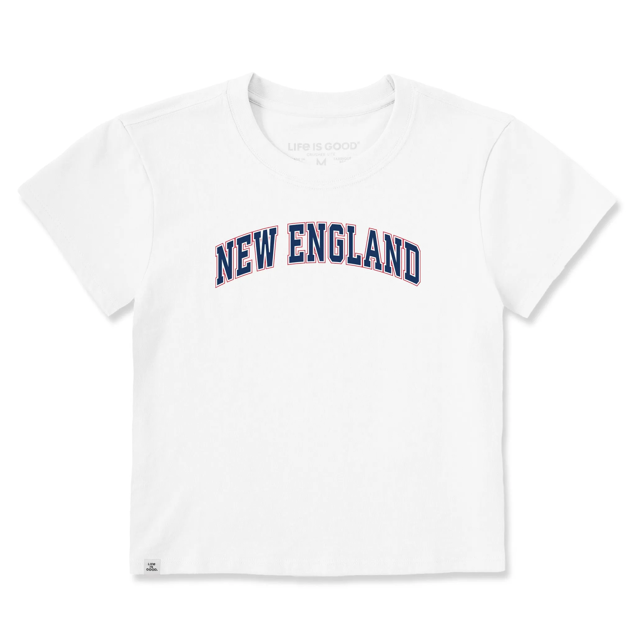 Women's New England Arch Crusher-LITE Shrunken Tee sold by Life is Good