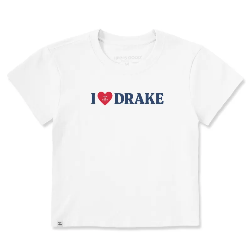 Women's I Love Drake Crusher-LITE Shrunken Tee sold by Life is Good