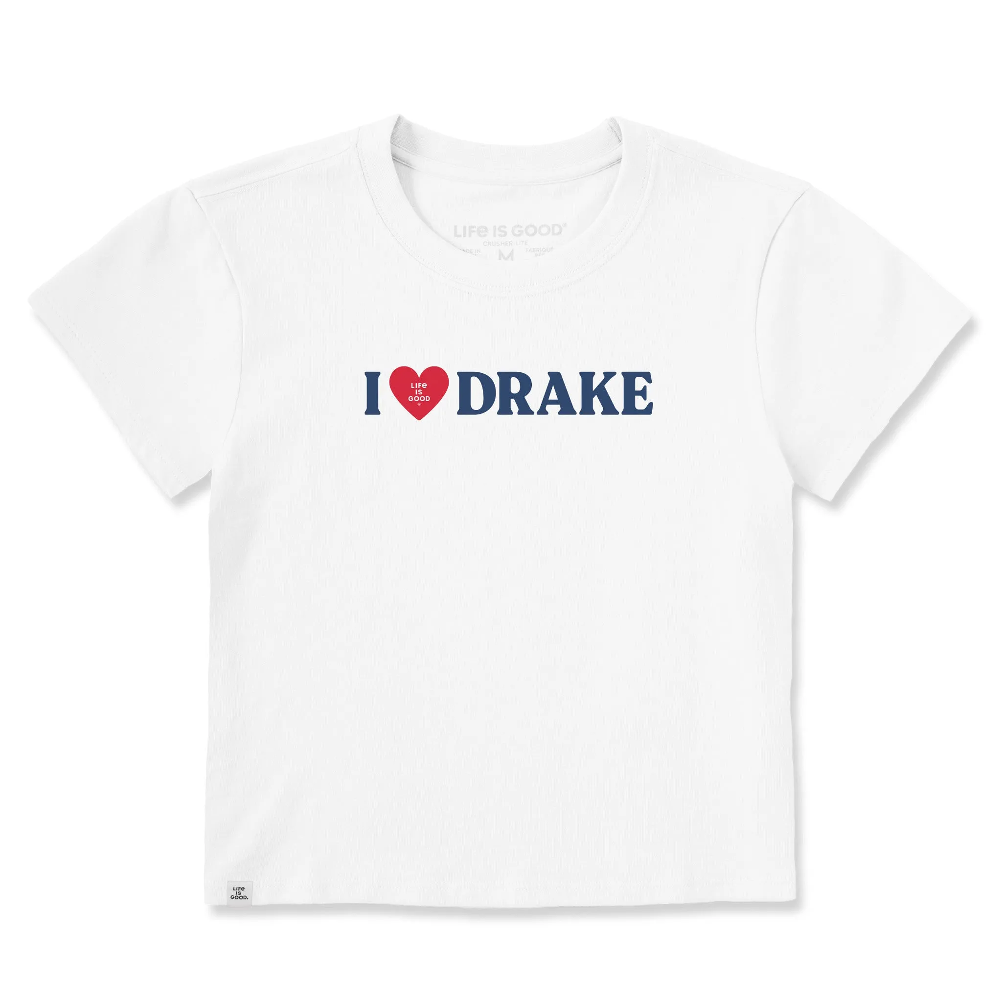 Women's I Love Drake Crusher-LITE Shrunken Tee sold by Life is Good