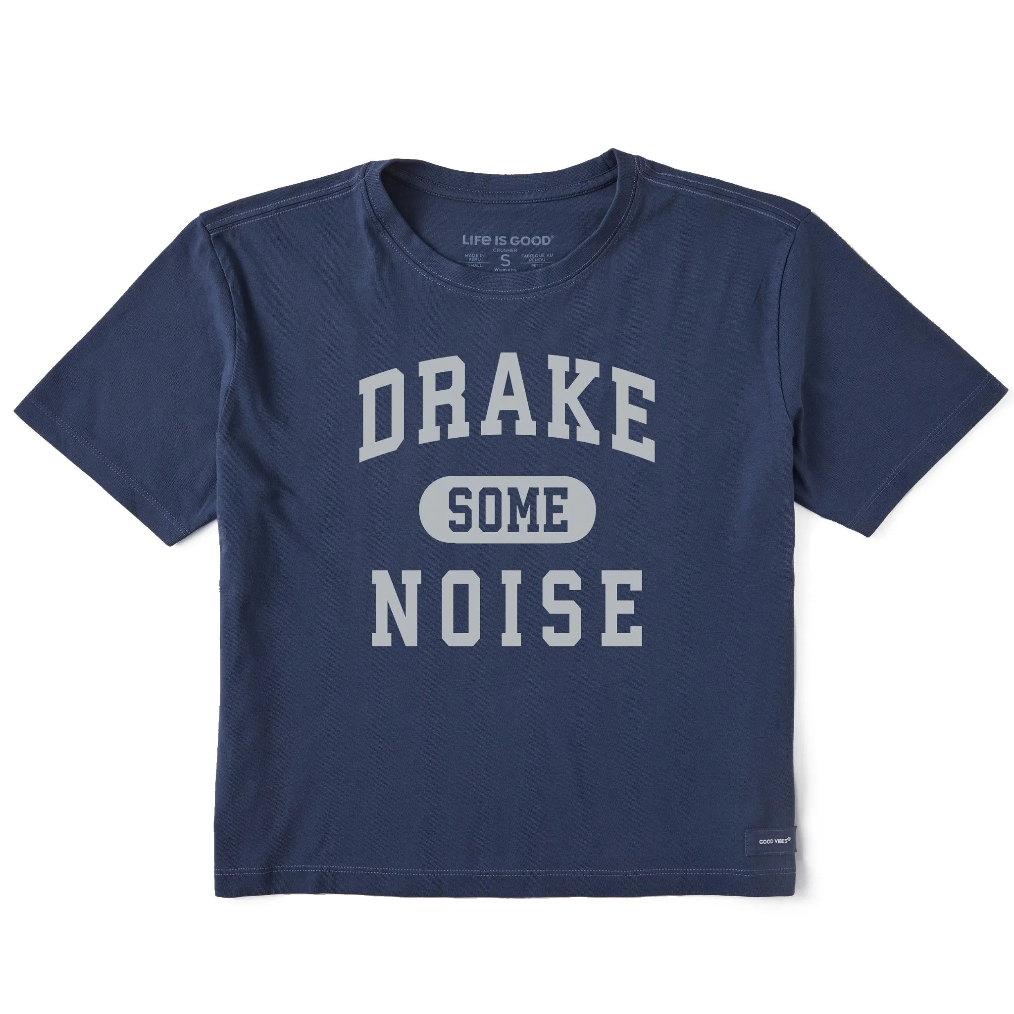 Women's Drake Some Noise Short Sleeve Crusher Boxy Tee sold by Life is Good