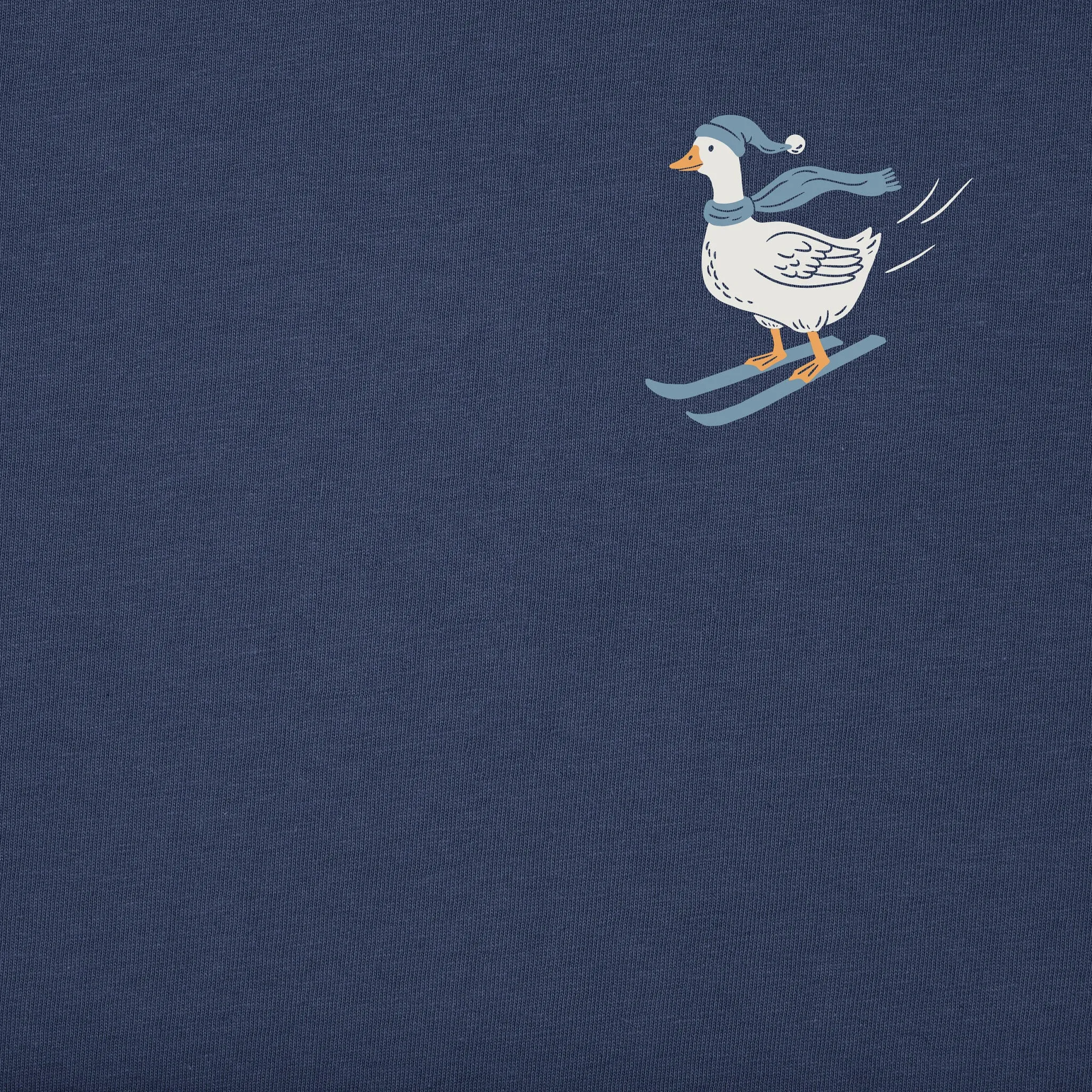 Men's Goose on Skis Short Sleeve Crusher Tee sold by Life is Good product image thumbnail 2