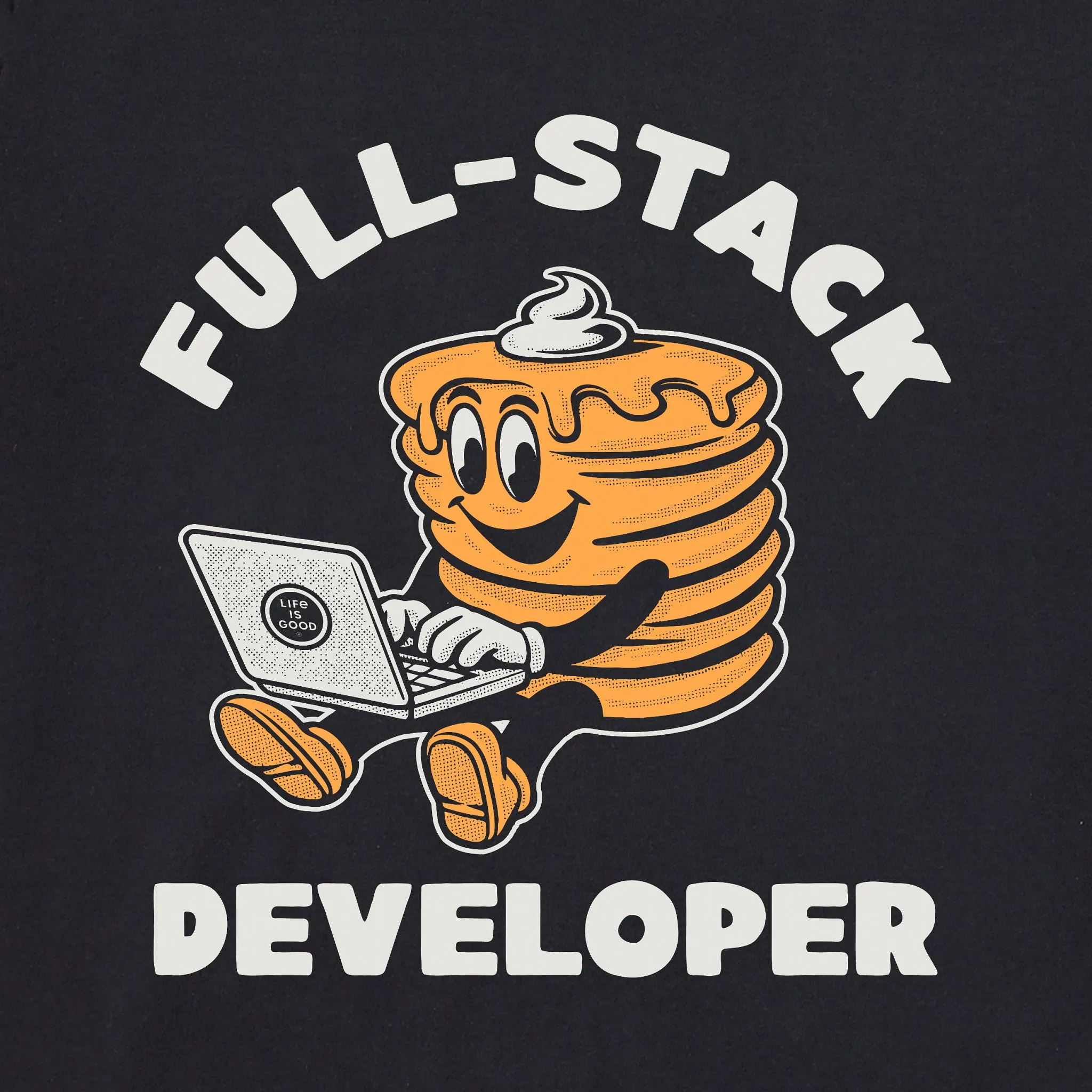 Men's Full-Stack Developer Short Sleeve Crusher Tee sold by Life is Good product image thumbnail 2