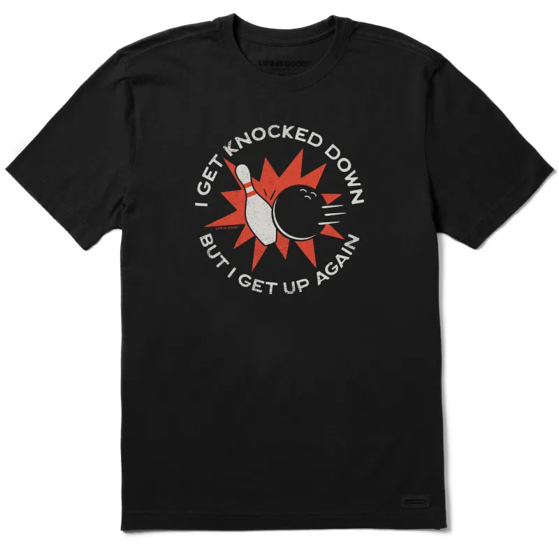 Men's I Get Knocked Down Short Sleeve Tee sold by Life is Good