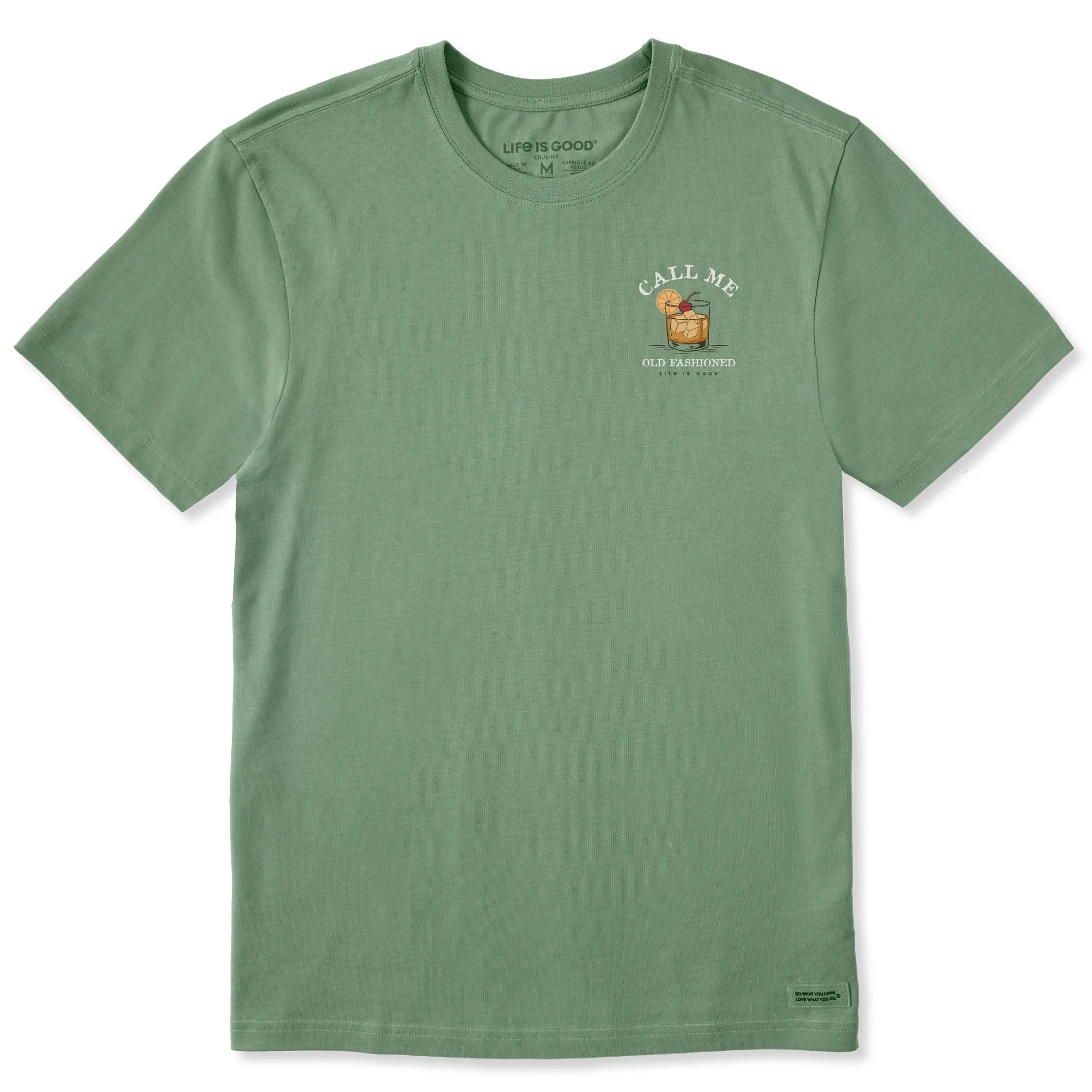 Men's Call Me Old Fashioned Short Sleeve Crusher Tee sold by Life is Good