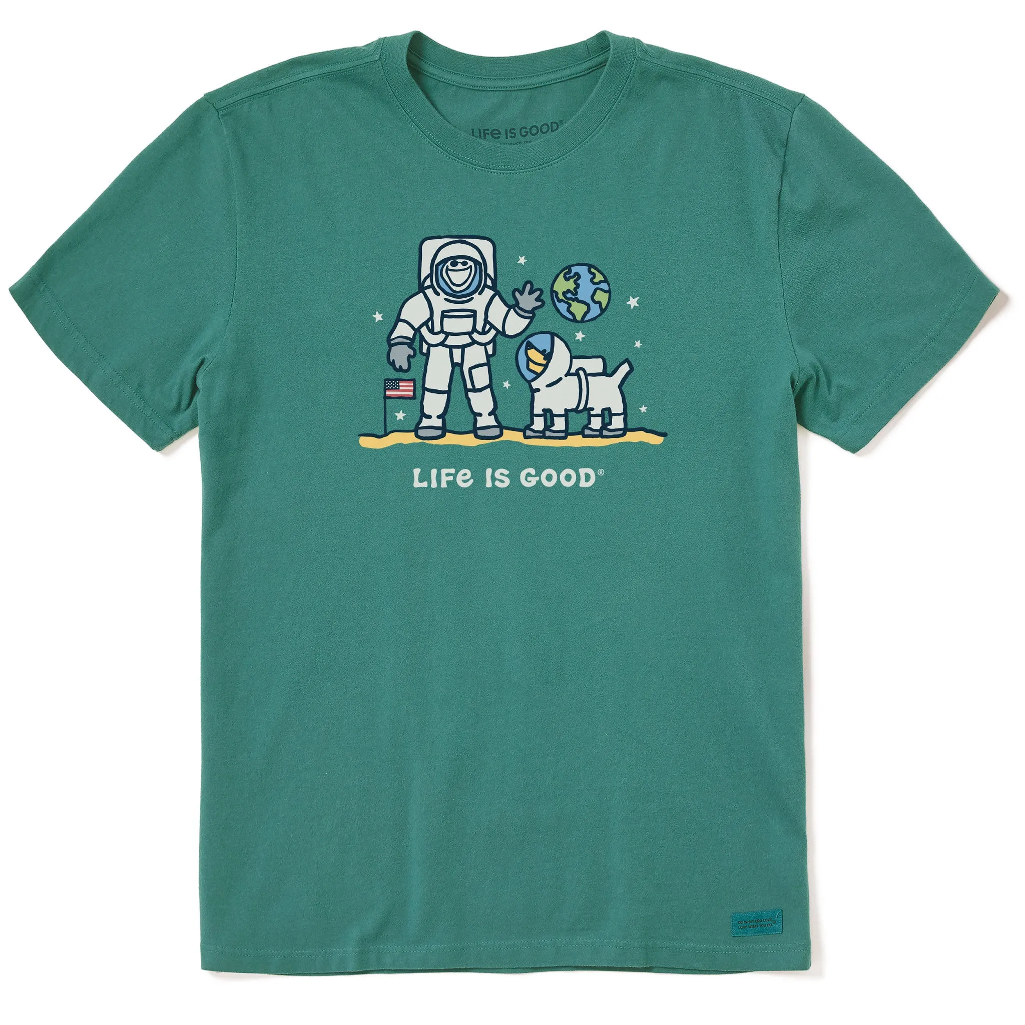 Men's Moon Landing Jake Short Sleeve Crusher Tee sold by Life is Good product image thumbnail 3