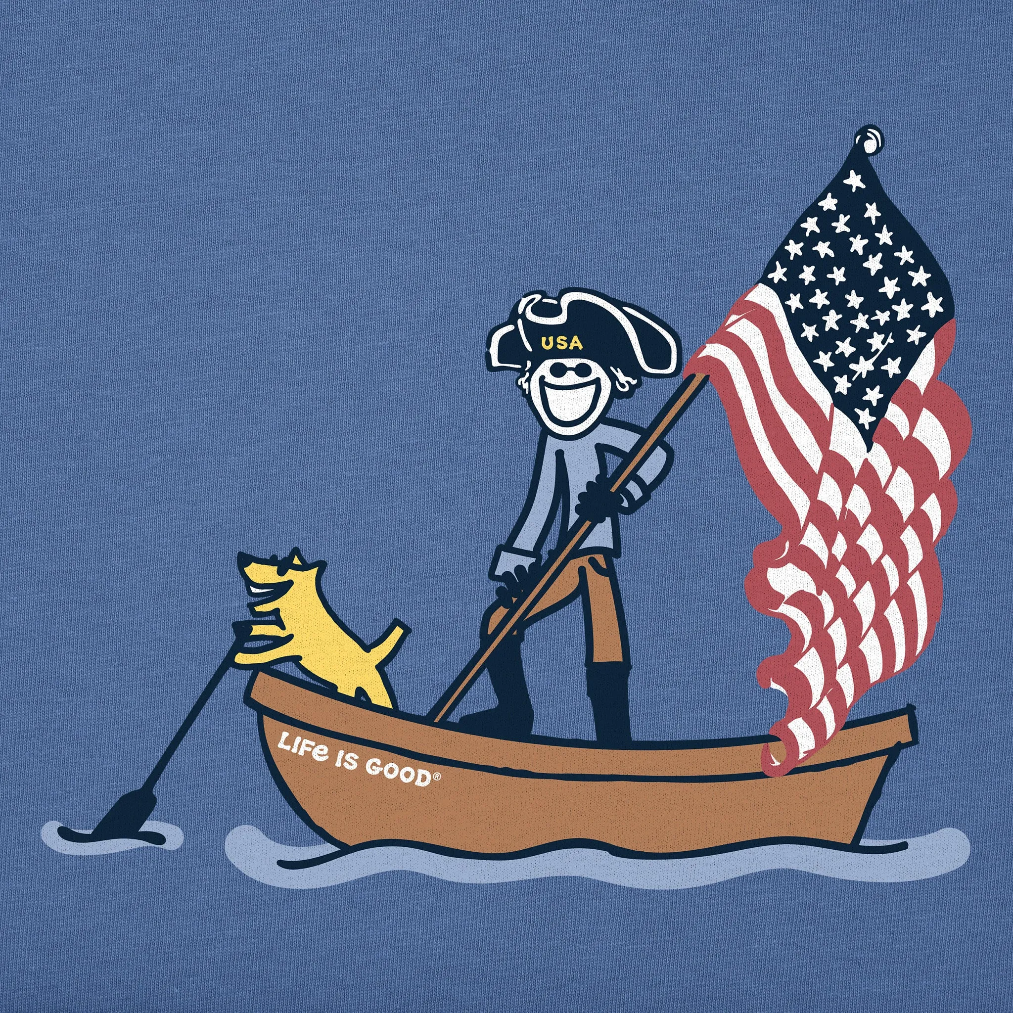 Men's Jake Washington and Rocket Short Sleeve Tee sold by Life is Good product image thumbnail 2