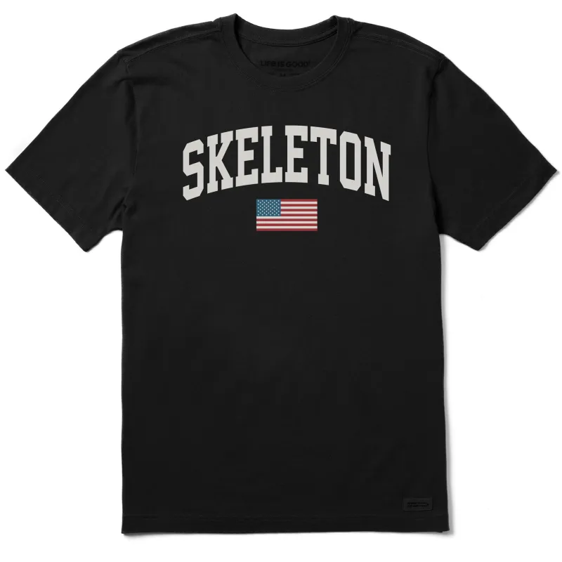 Men's Skeleton Arch Short Sleeve Crusher Tee made by Life is Good