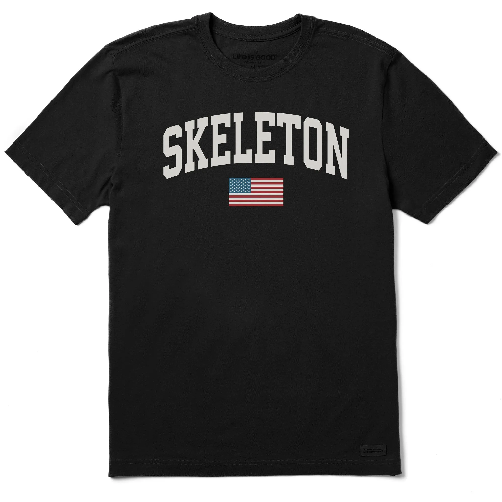 Men's Skeleton Arch Short Sleeve Crusher Tee sold by Life is Good