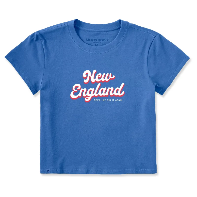 Women's New England Did it Again Crusher-LITE Shrunken Tee made by Life is Good