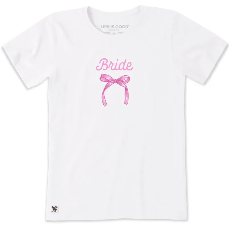 Women's Bride Bow Short Sleeve Tee sold by Life is Good
