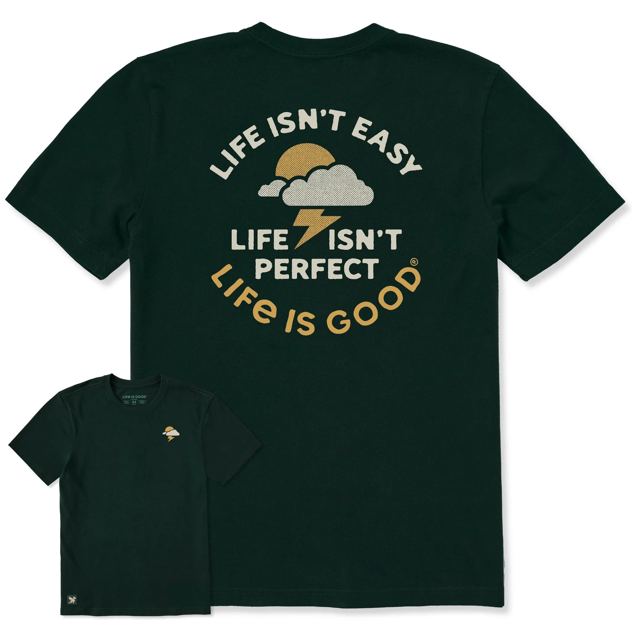 Men's Life Isn't Easy Storm Short Sleeve Tee sold by Life is Good product image thumbnail 4