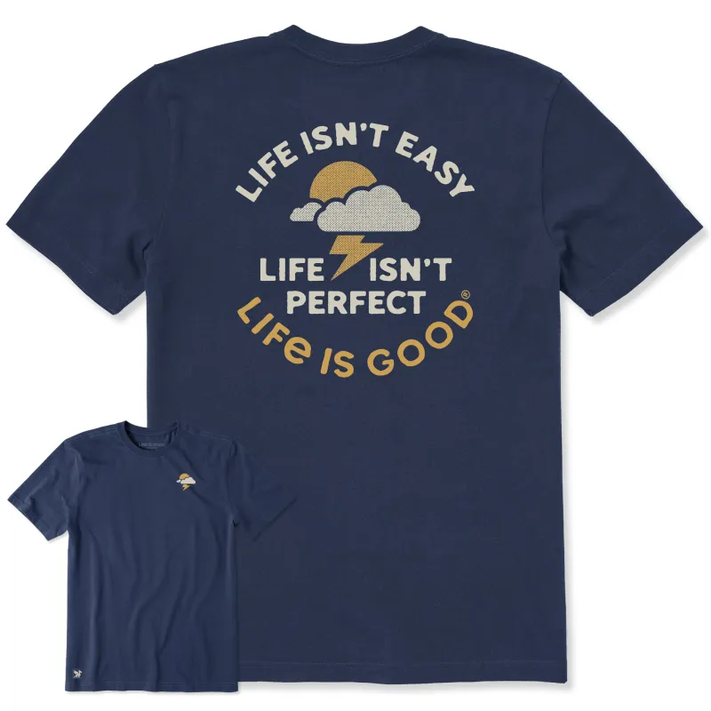 Men's Life Isn't Easy Storm Short Sleeve Tee sold by Life is Good