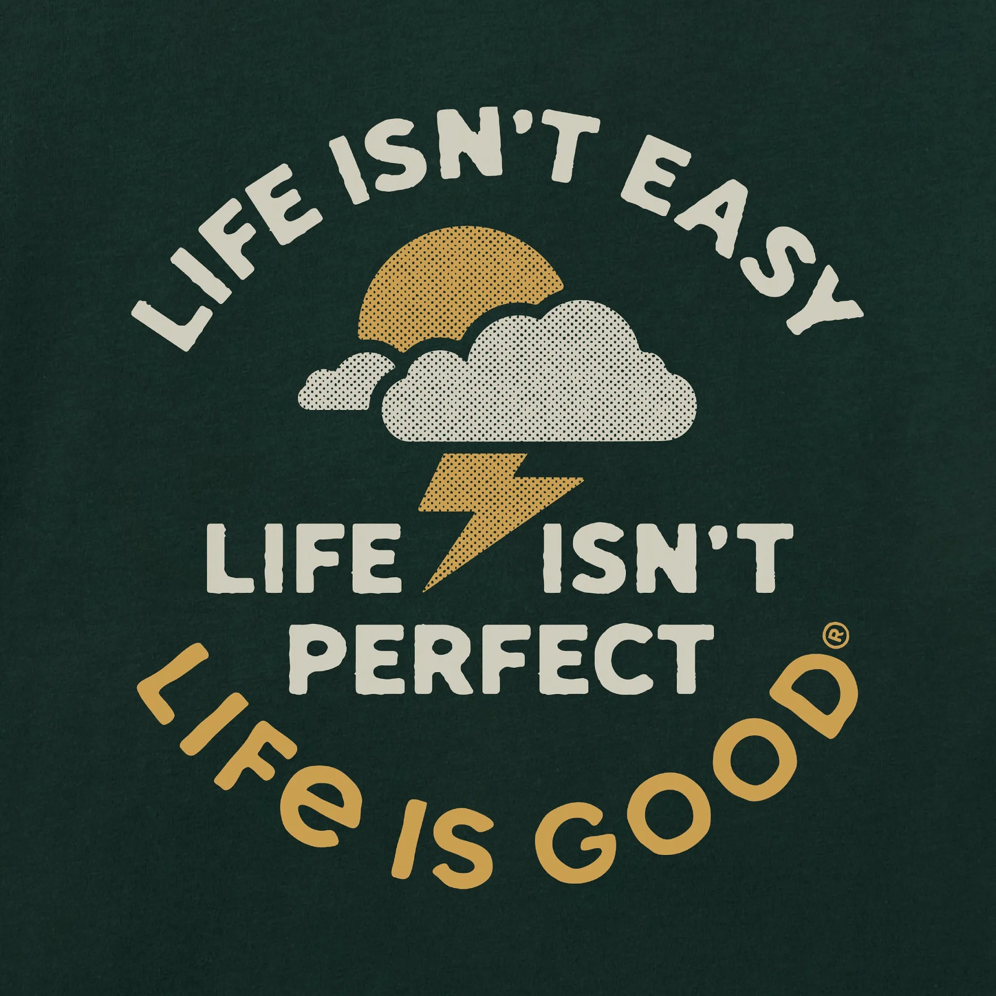Men's Life Isn't Easy Storm Short Sleeve Tee sold by Life is Good product image thumbnail 5