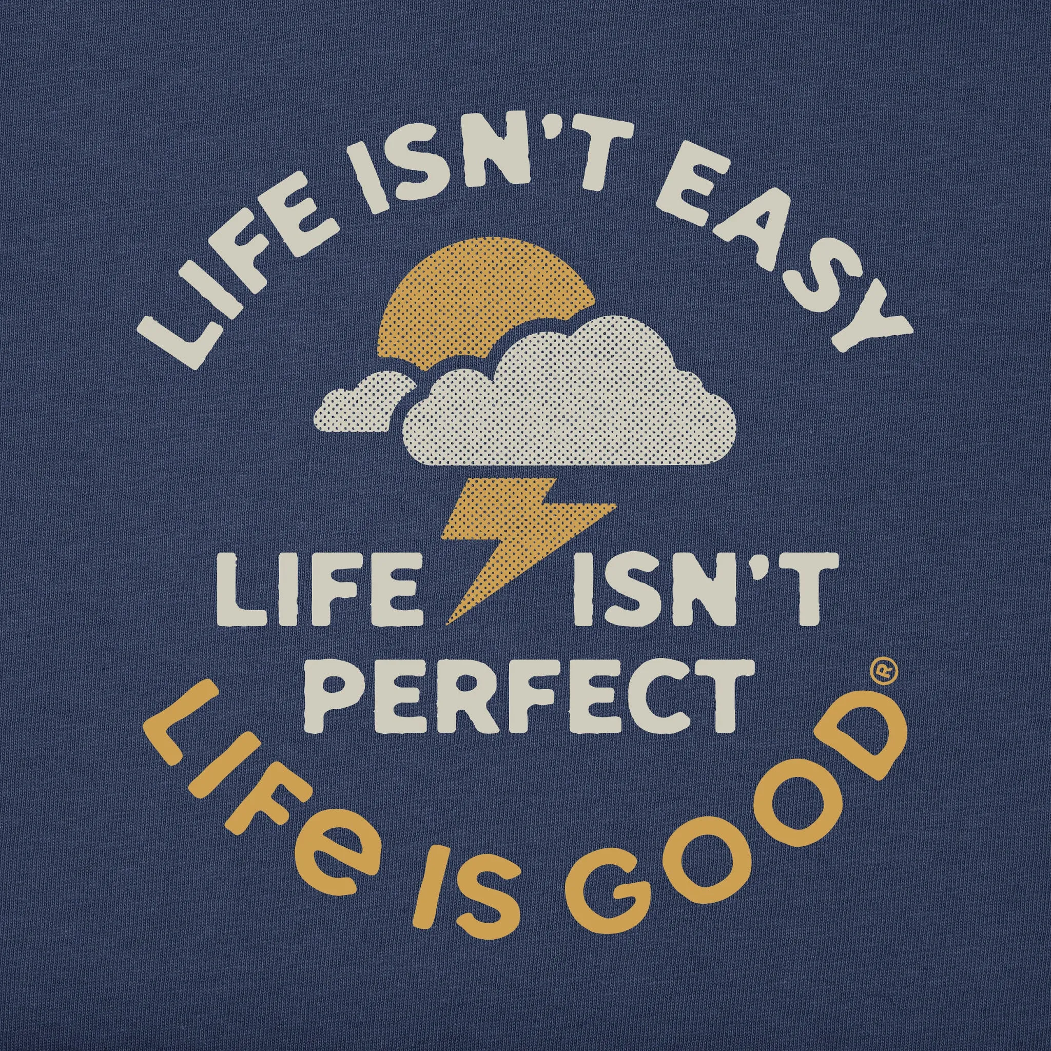 Men's Life Isn't Easy Storm Short Sleeve Tee sold by Life is Good product image thumbnail 2