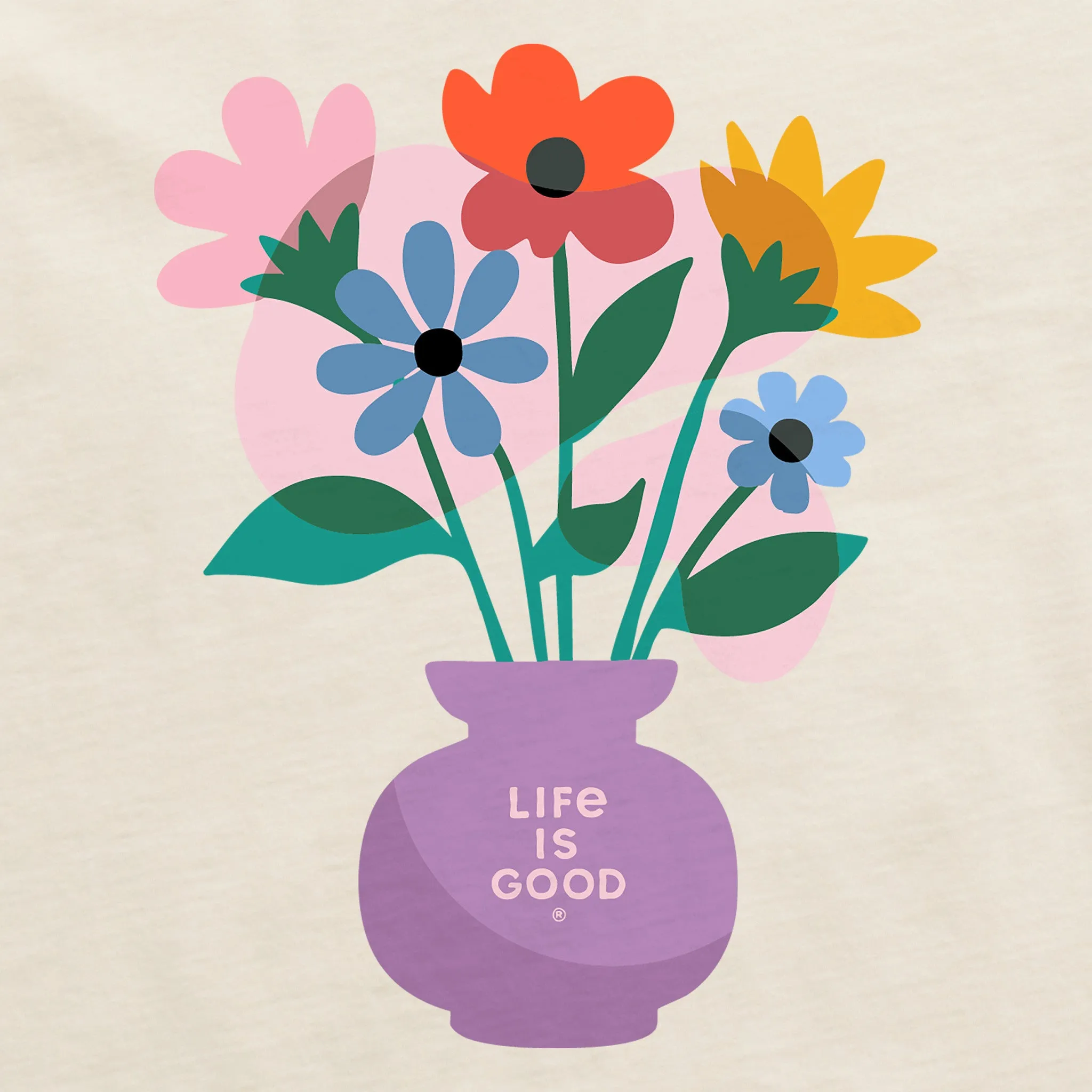 Women's Vase with Flowers Crusher-LITE Shrunken Tee sold by Life is Good product image thumbnail 2
