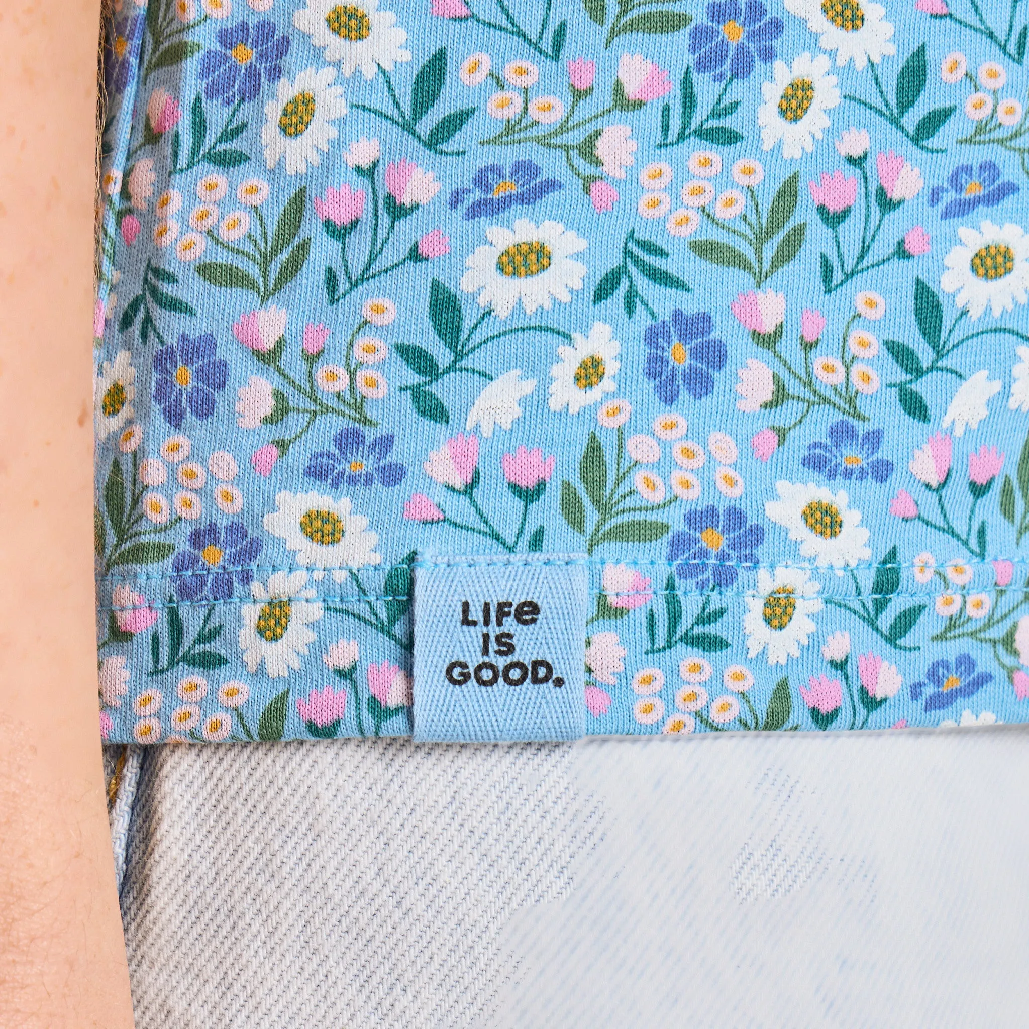 Women's Playful Posey Pattern Crusher-LITE Easy Tee sold by Life is Good product image thumbnail 4