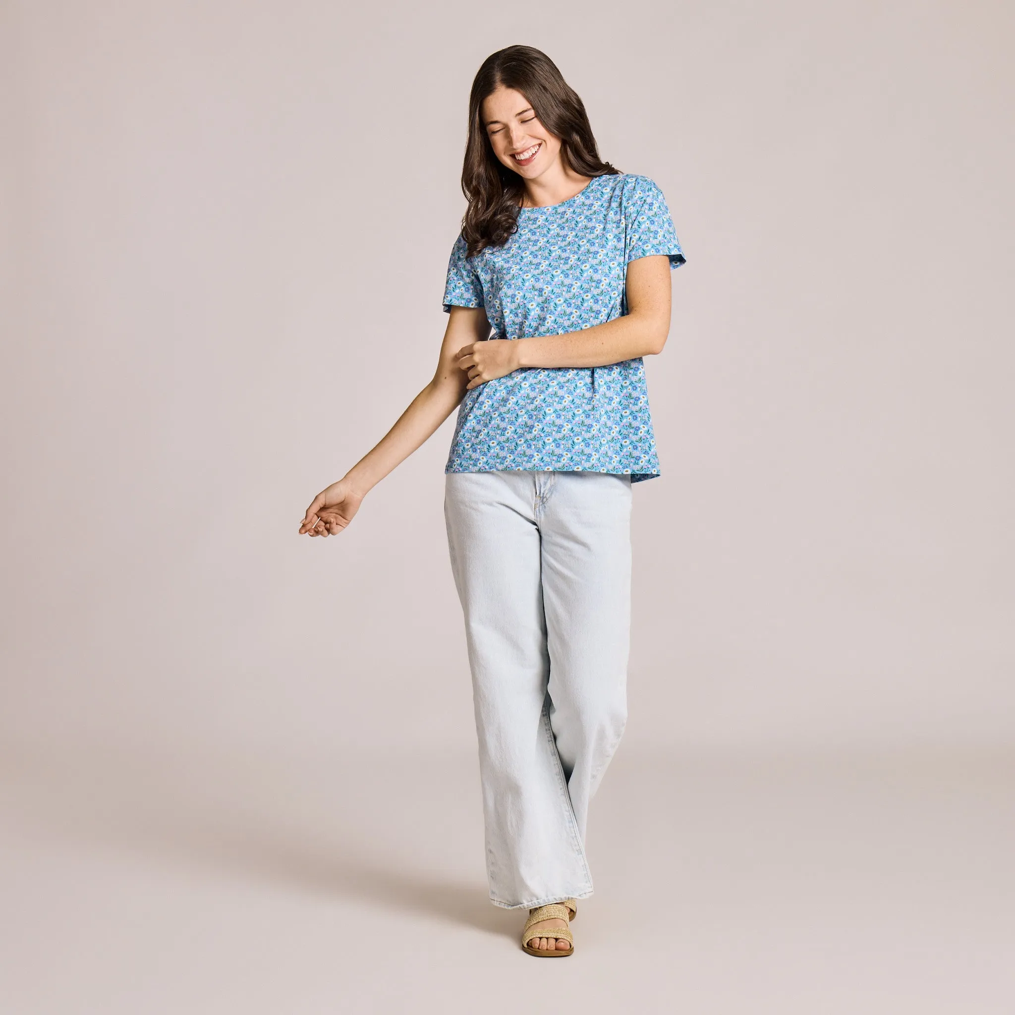 Women's Playful Posey Pattern Crusher-LITE Easy Tee sold by Life is Good product image thumbnail 5