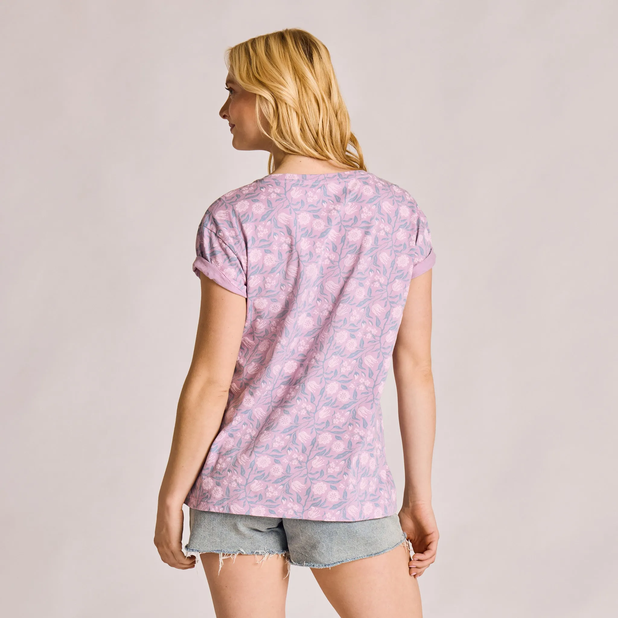 Women's Spring Floral Pattern Crusher-LITE Easy Vee sold by Life is Good product image thumbnail 3